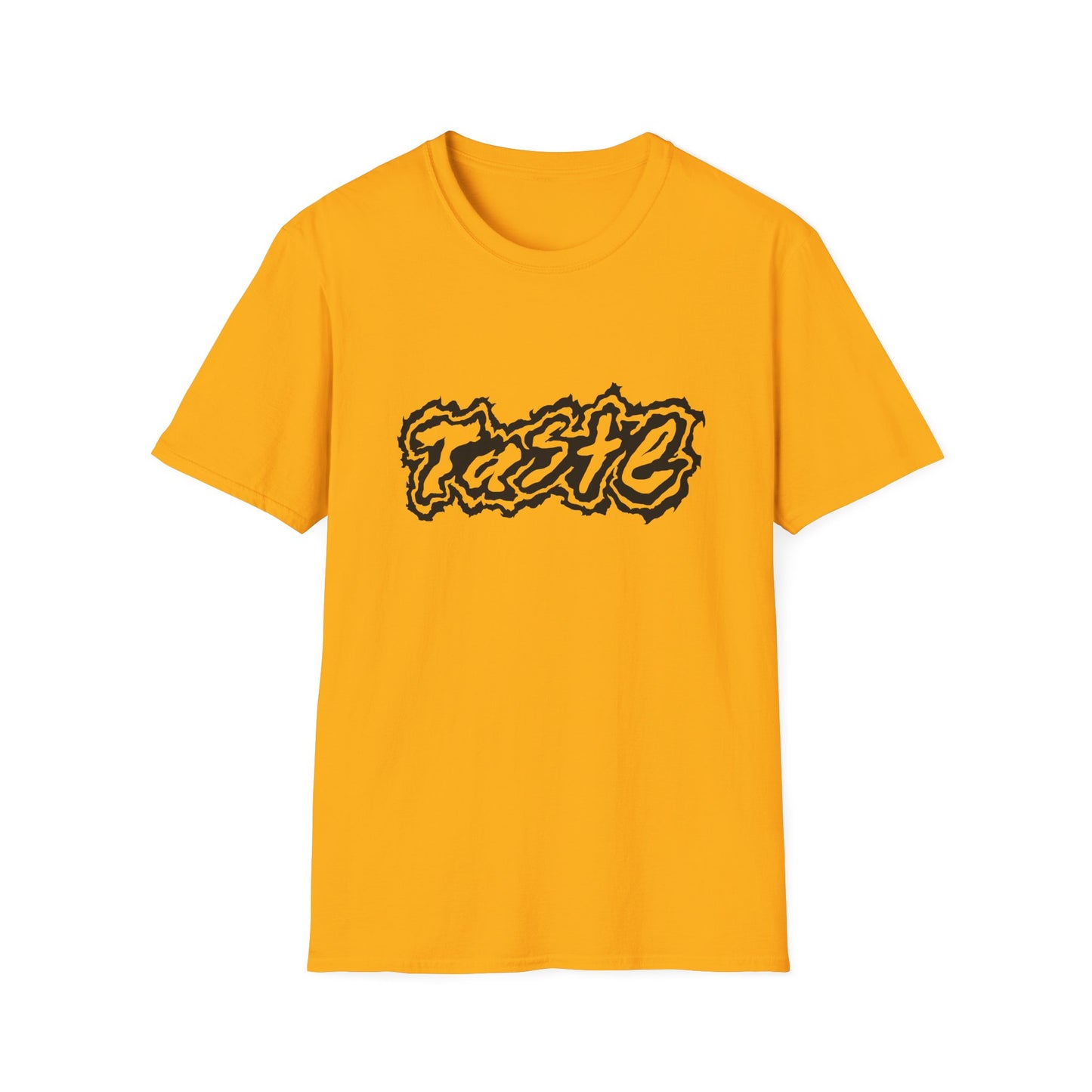 "TASTE" HALF BLACK LOGO UNISEX SOFTSTYLE T-SHIRT