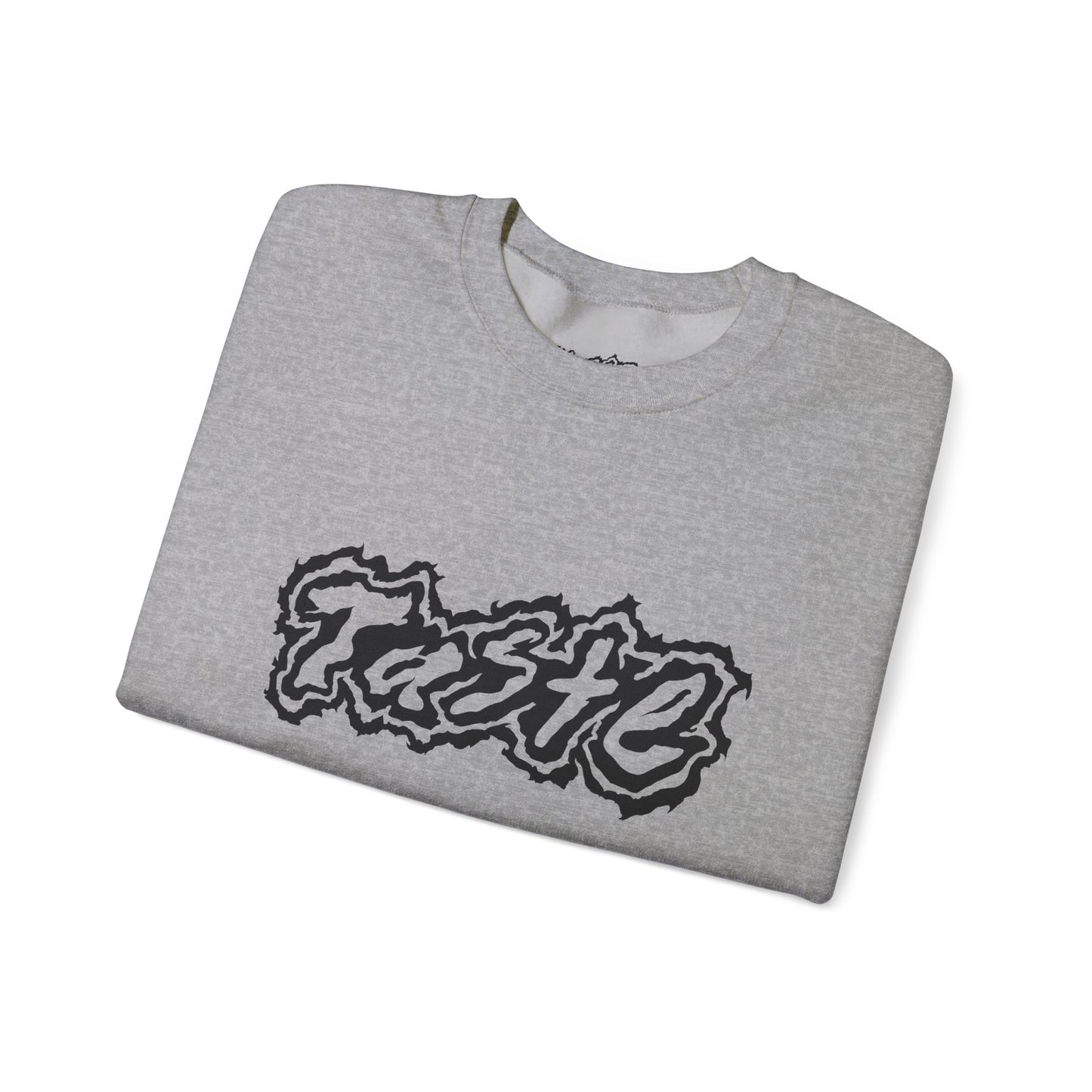 "TASTE" HALF BLACK LOGO UNISEX HEAVY BLEND CREWNECK SWEATSHIRT