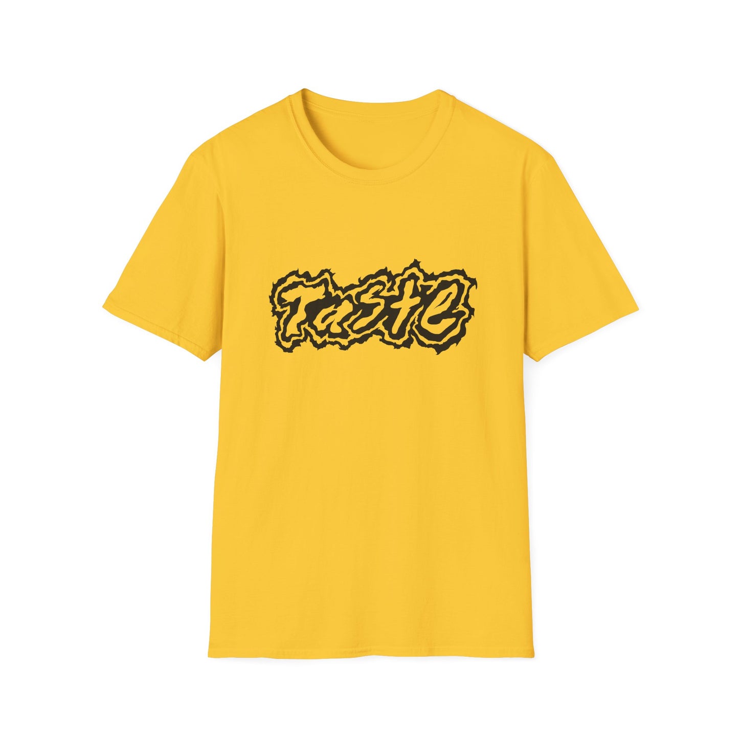 "TASTE" HALF BLACK LOGO UNISEX SOFTSTYLE T-SHIRT