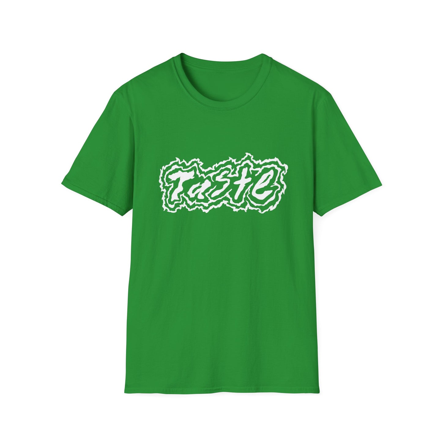 "TASTE" HALF WHITE LOGO UNISEX SOFTSTYLE T-SHIRT