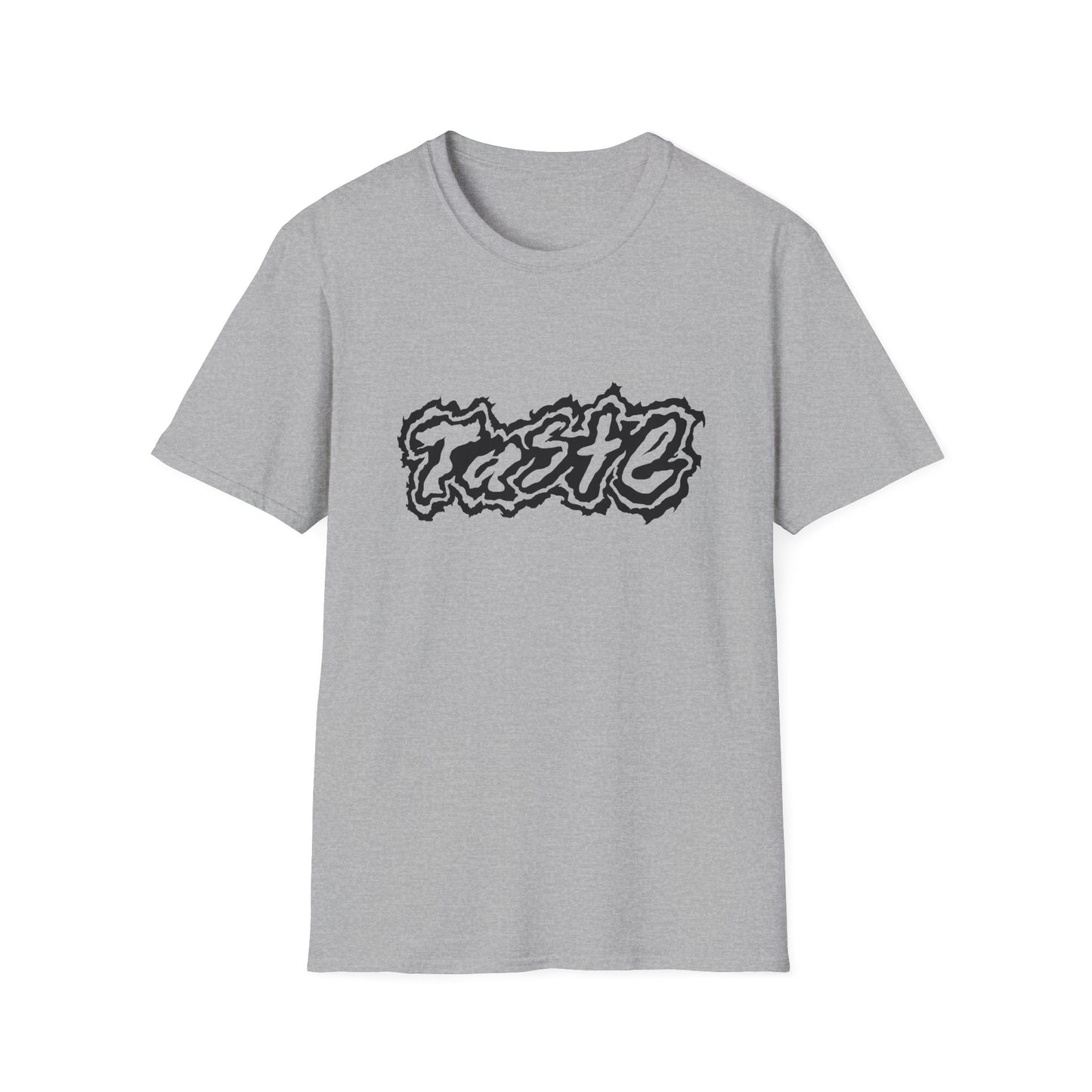 "TASTE" HALF BLACK LOGO UNISEX SOFTSTYLE T-SHIRT