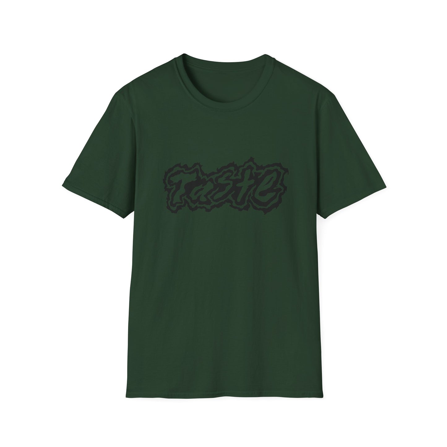 "TASTE" HALF BLACK LOGO UNISEX SOFTSTYLE T-SHIRT