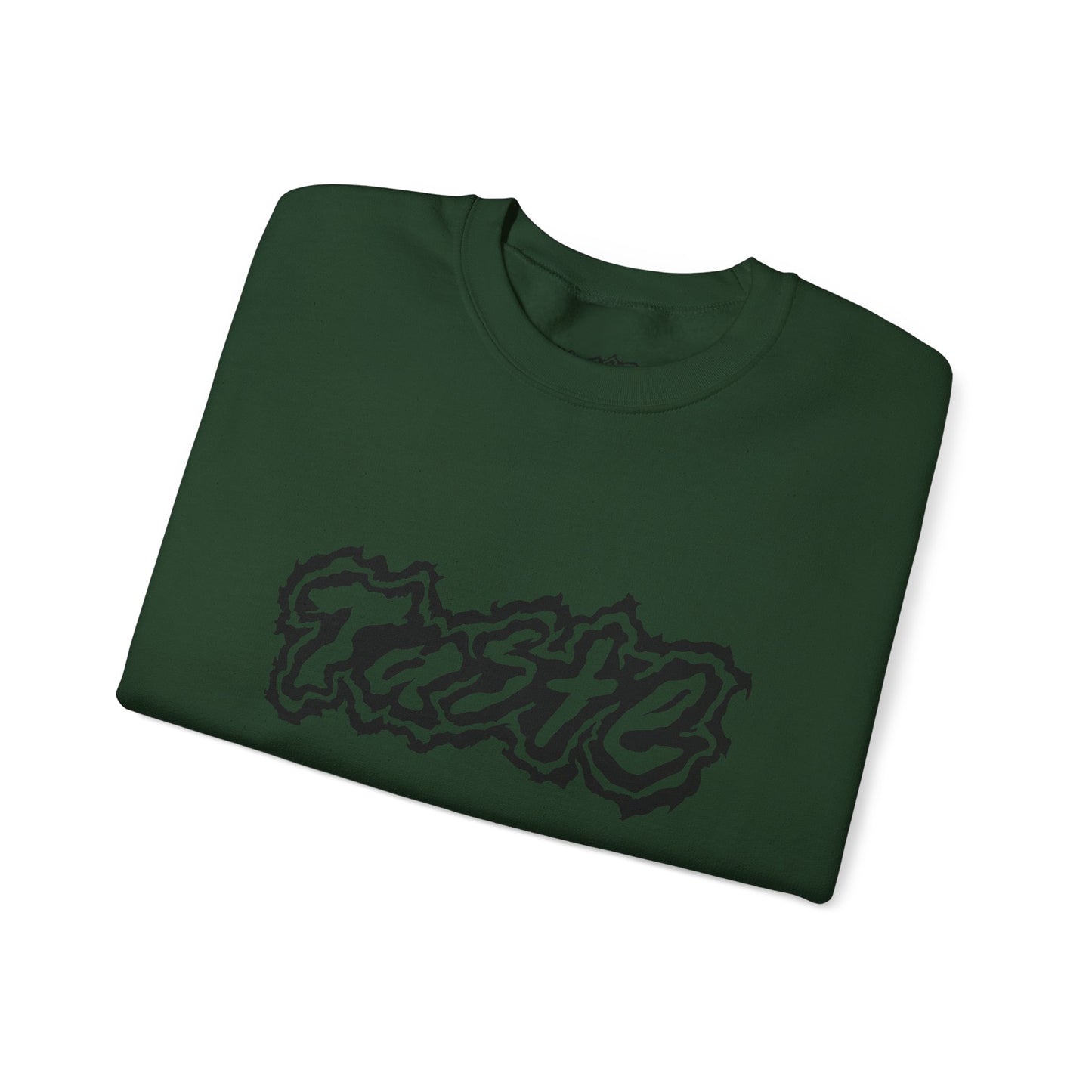 "TASTE" HALF BLACK LOGO UNISEX HEAVY BLEND CREWNECK SWEATSHIRT