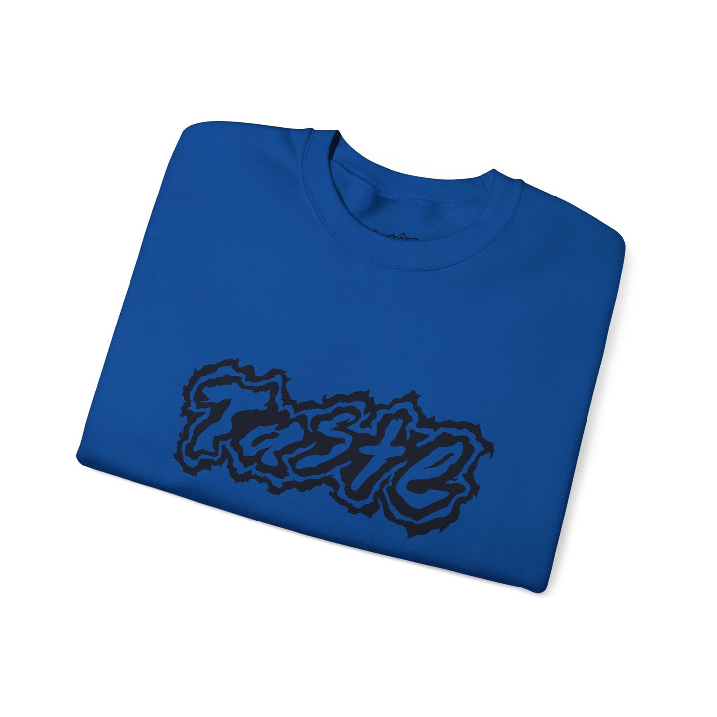 "TASTE" HALF BLACK LOGO UNISEX HEAVY BLEND CREWNECK SWEATSHIRT