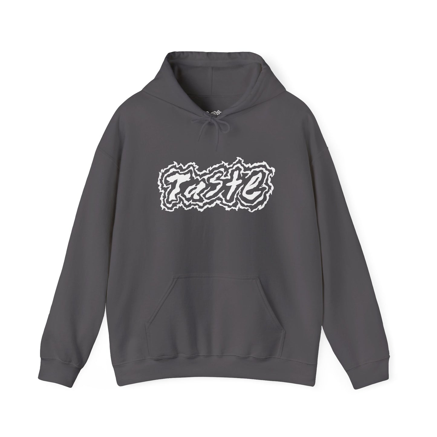"TASTE" HALF WHITE LOGO UNISEX HEAVY BLEND HOODED SWEATSHIRT
