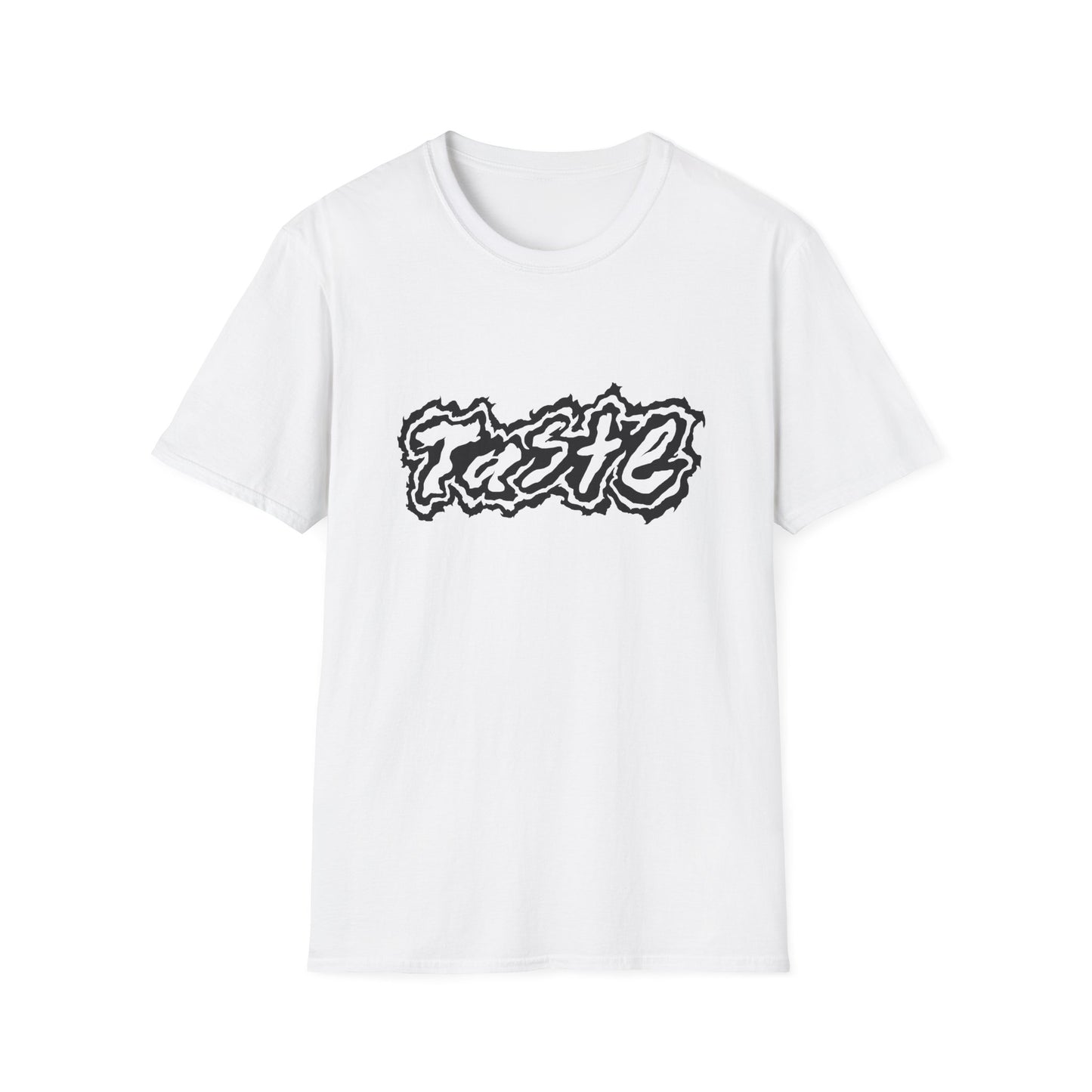 "TASTE" HALF BLACK LOGO UNISEX SOFTSTYLE T-SHIRT