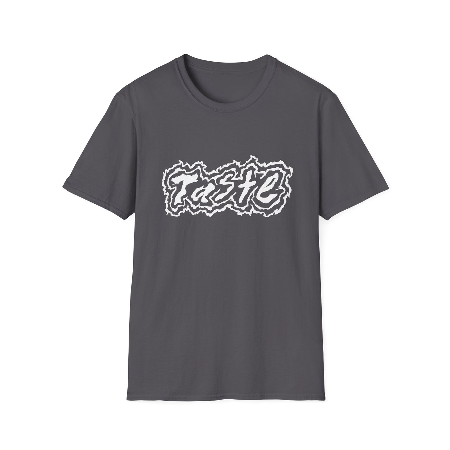 "TASTE" HALF WHITE LOGO UNISEX SOFTSTYLE T-SHIRT