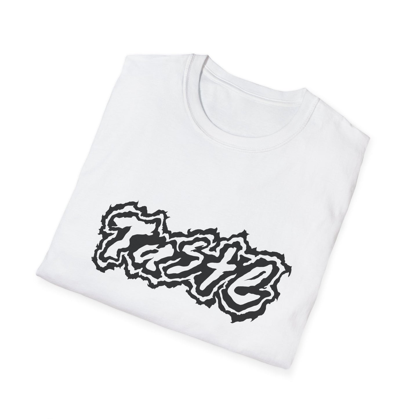 "TASTE" HALF BLACK LOGO UNISEX SOFTSTYLE T-SHIRT
