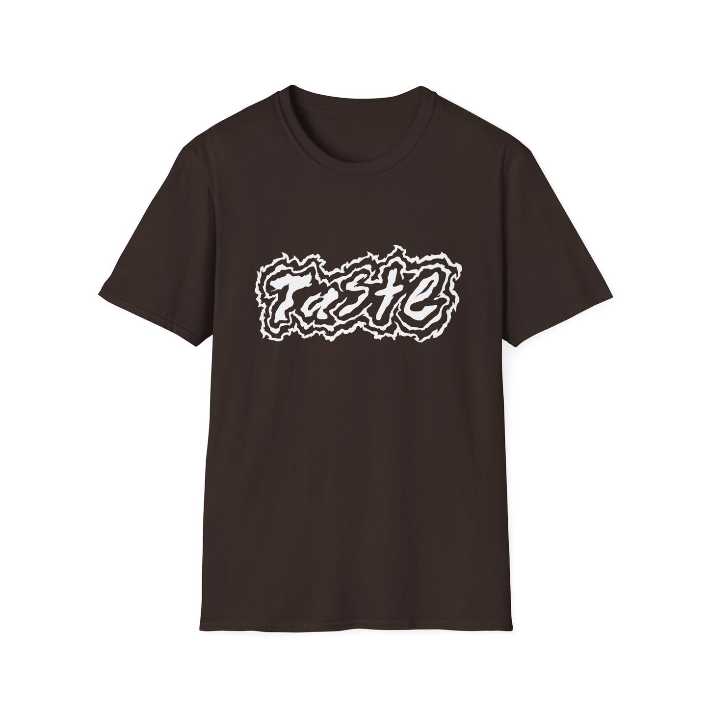"TASTE" HALF WHITE LOGO UNISEX SOFTSTYLE T-SHIRT
