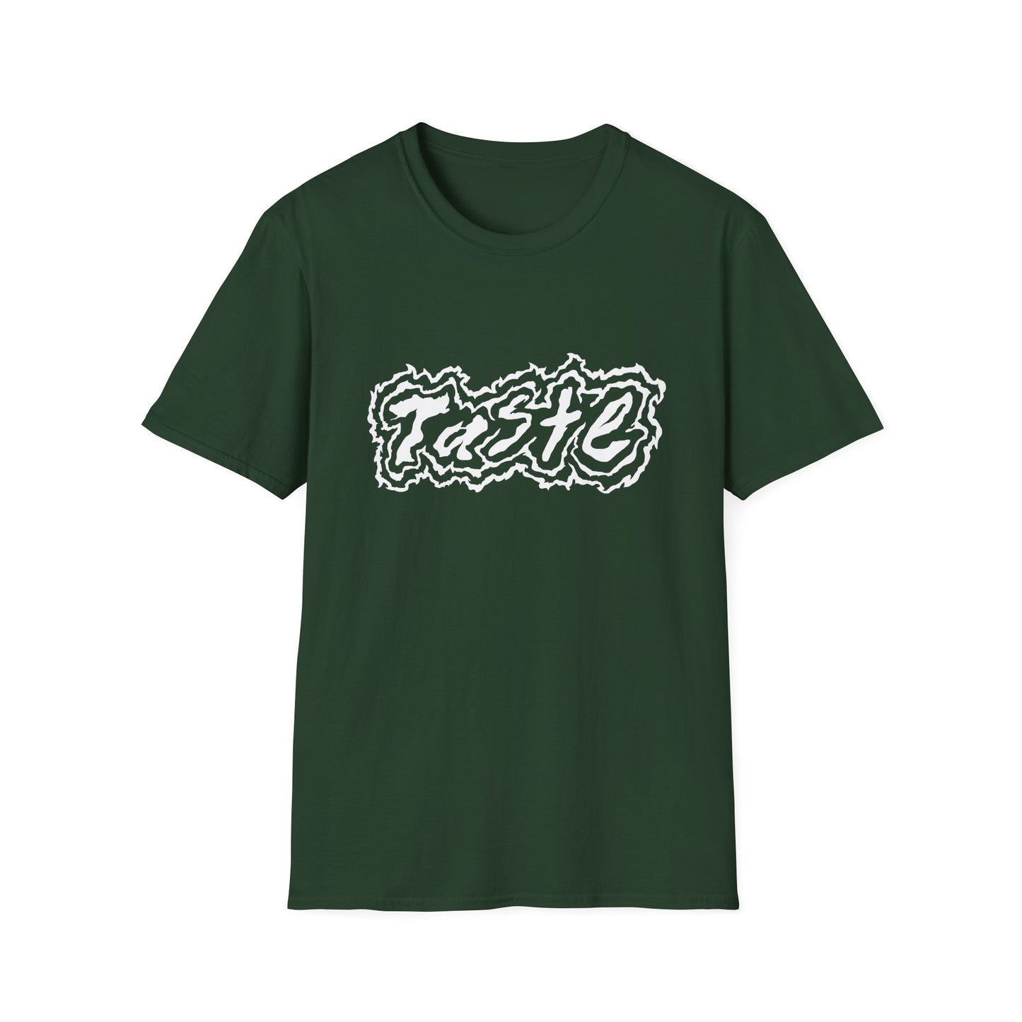 "TASTE" HALF WHITE LOGO UNISEX SOFTSTYLE T-SHIRT
