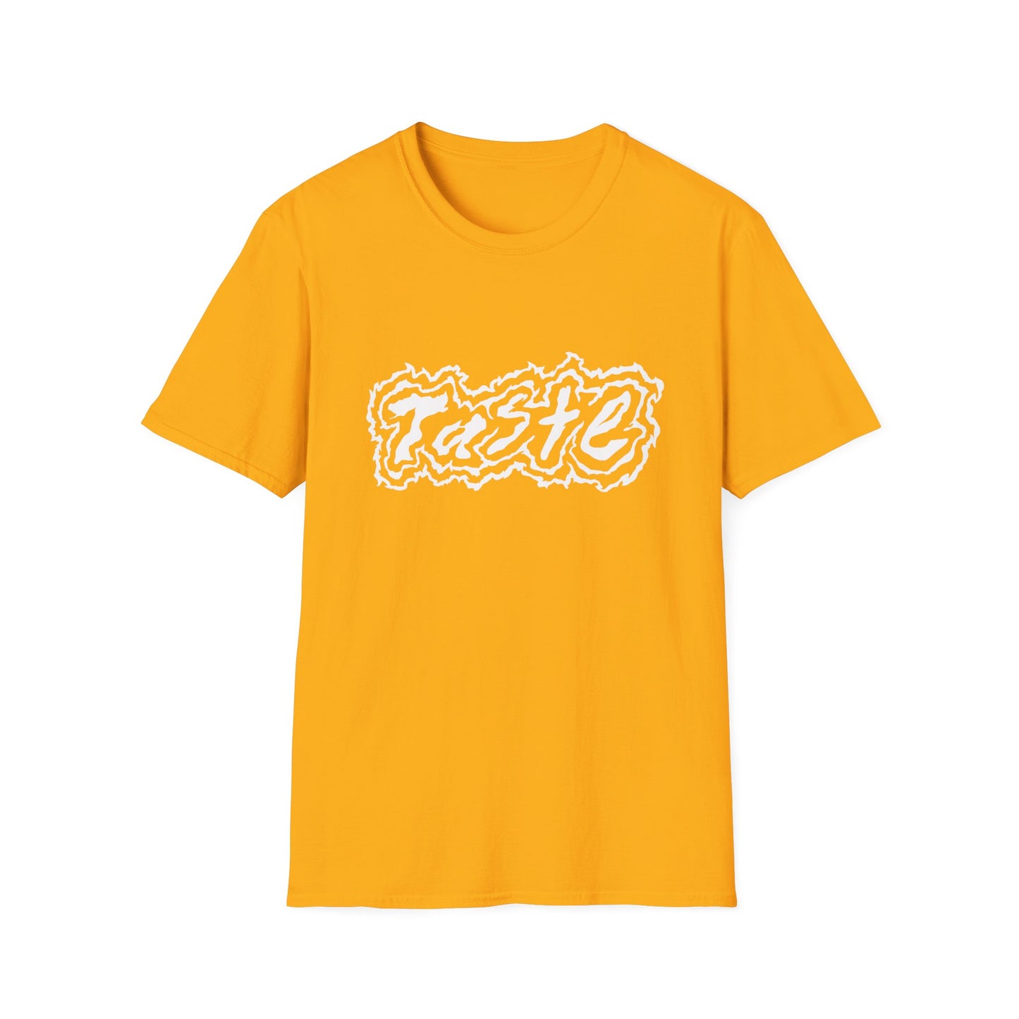 "TASTE" HALF WHITE LOGO UNISEX SOFTSTYLE T-SHIRT