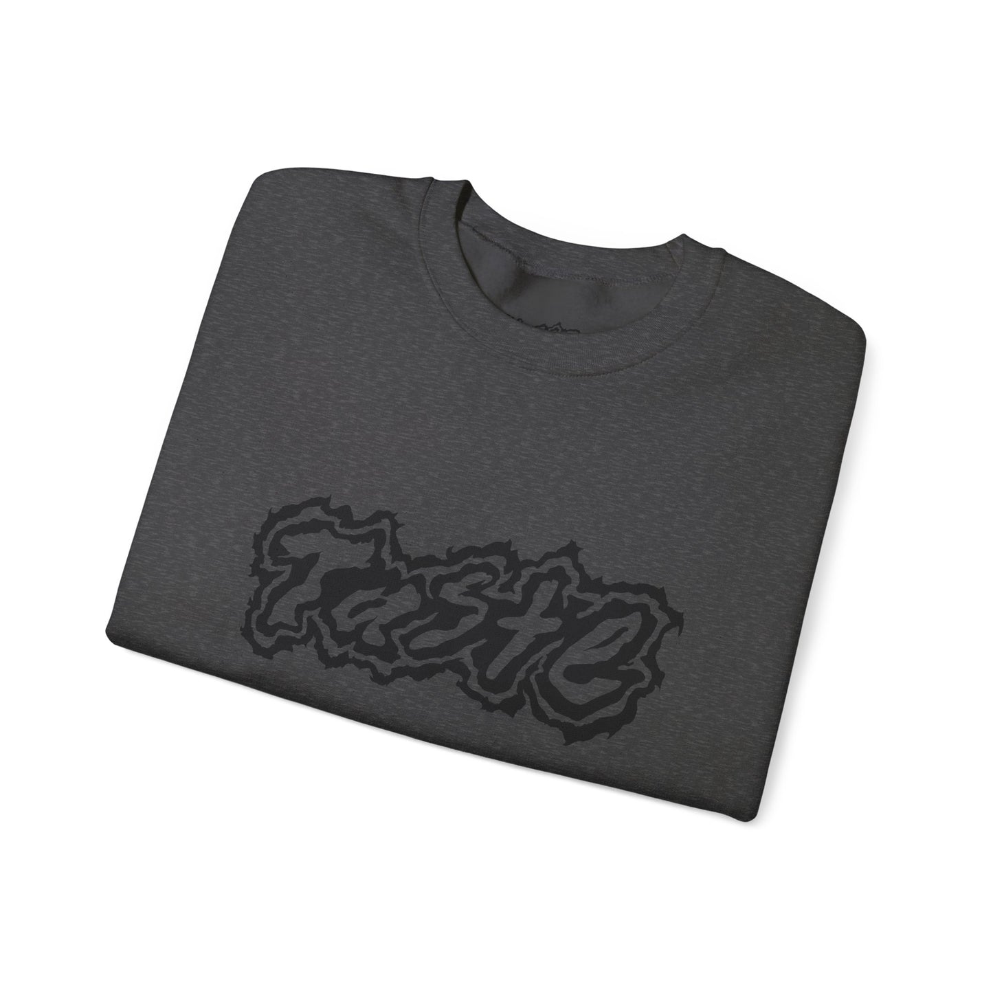 "TASTE" HALF BLACK LOGO UNISEX HEAVY BLEND CREWNECK SWEATSHIRT