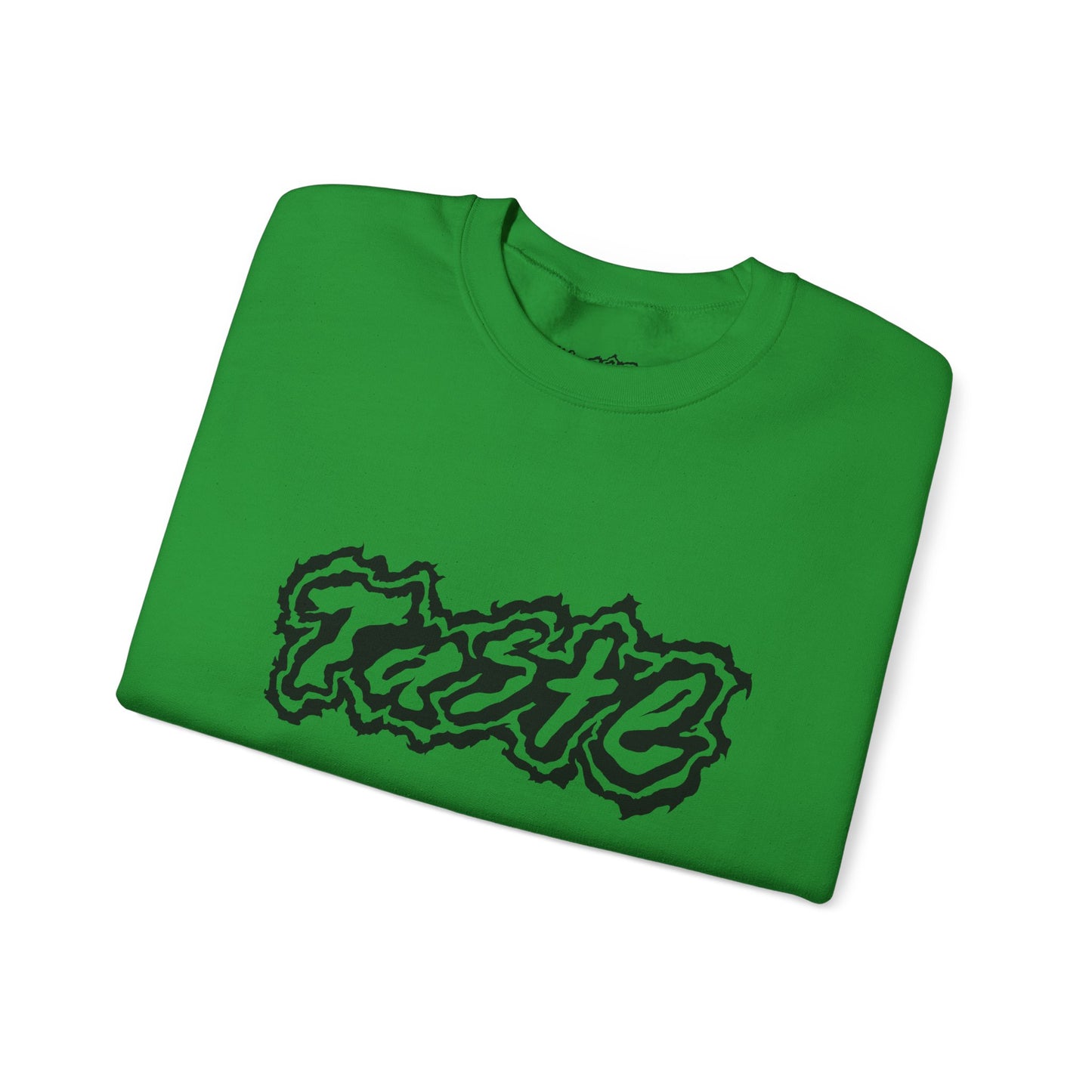 "TASTE" HALF BLACK LOGO UNISEX HEAVY BLEND CREWNECK SWEATSHIRT