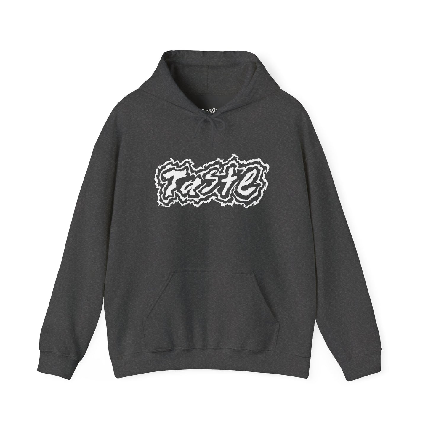 "TASTE" HALF WHITE LOGO UNISEX HEAVY BLEND HOODED SWEATSHIRT