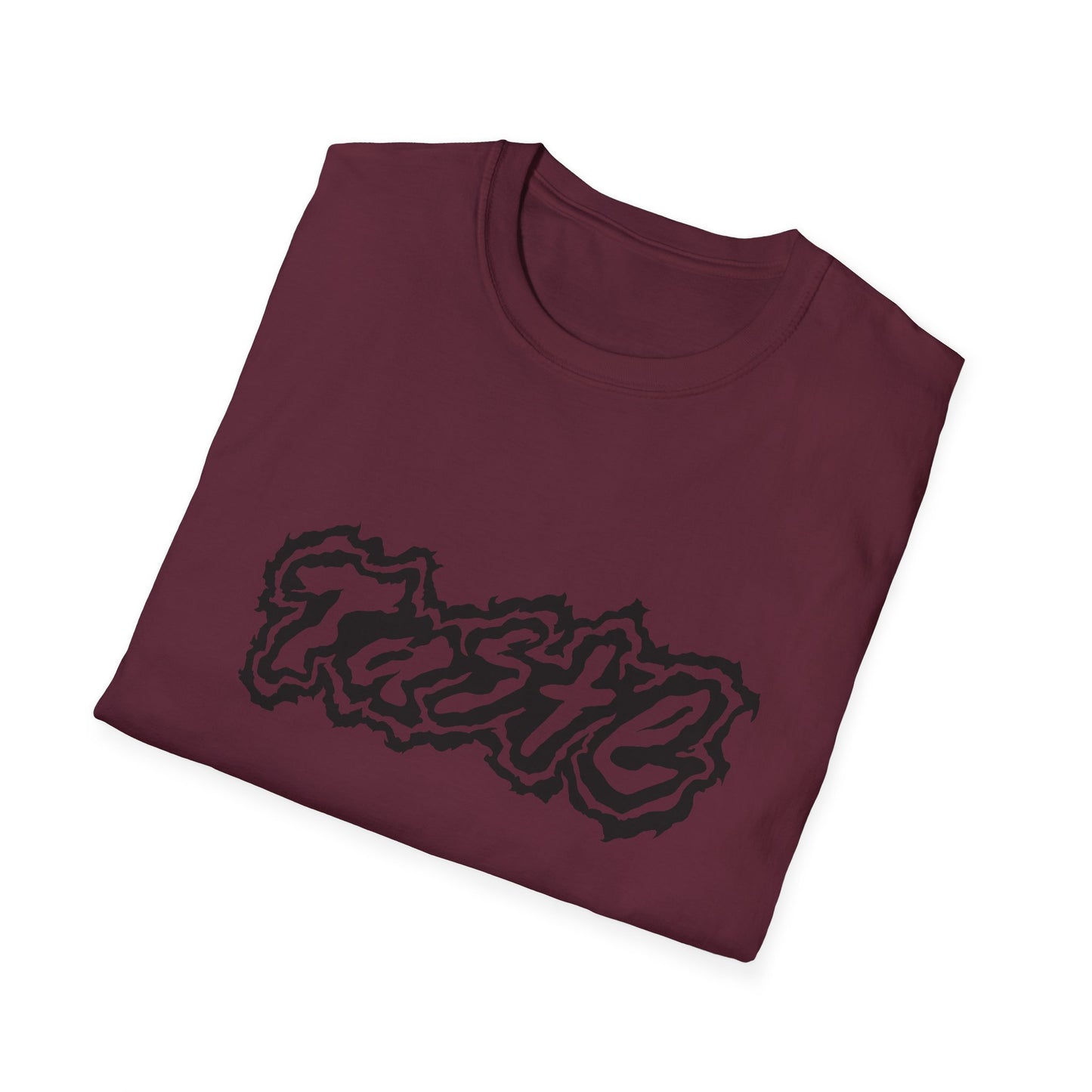 "TASTE" HALF BLACK LOGO UNISEX SOFTSTYLE T-SHIRT