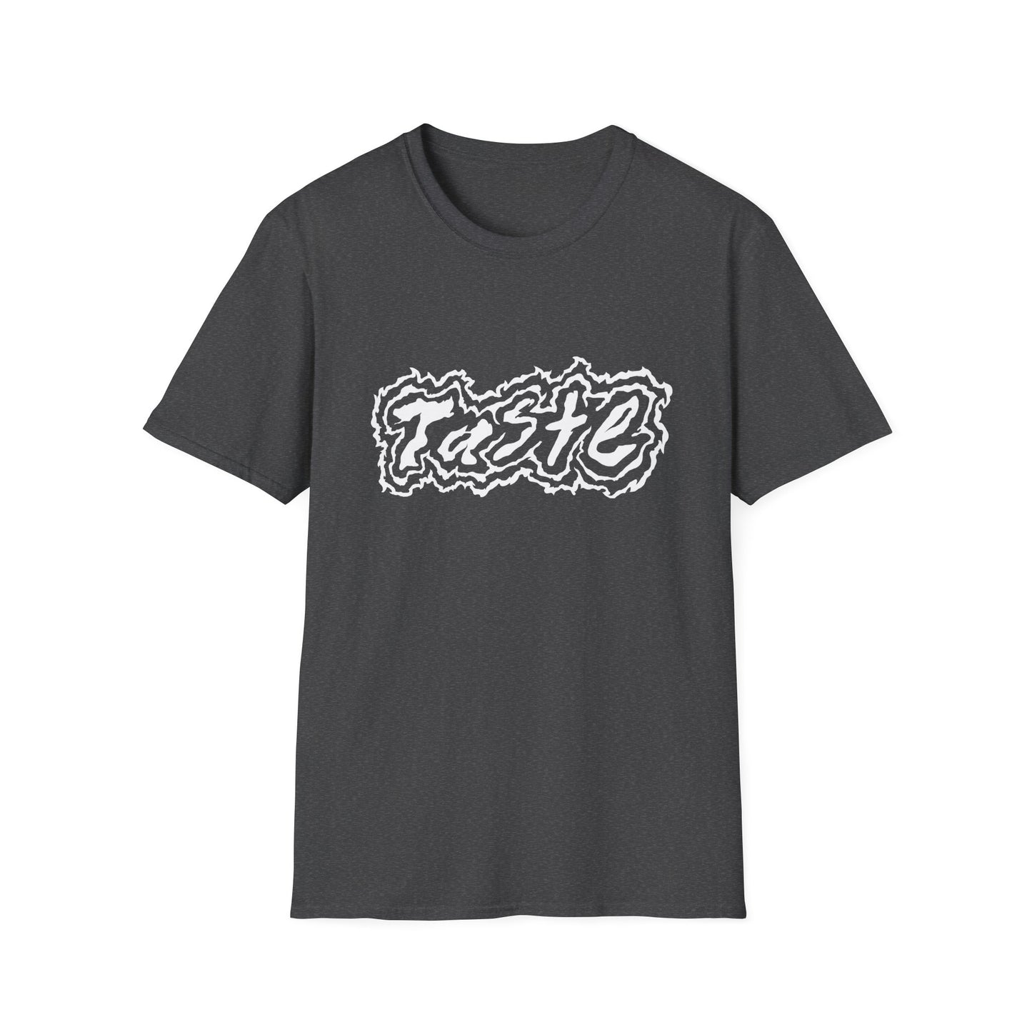"TASTE" HALF WHITE LOGO UNISEX SOFTSTYLE T-SHIRT