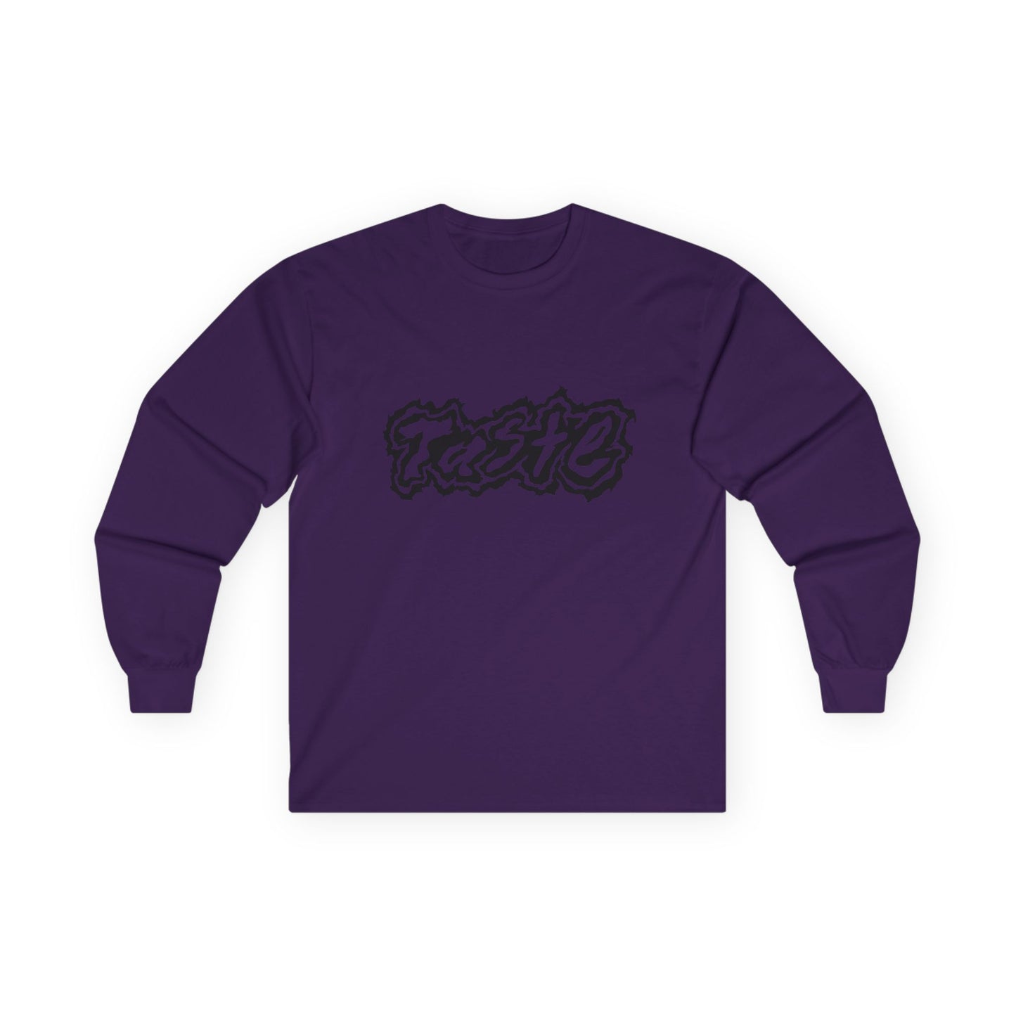 "TASTE" HALF BLACK LOGO UNISEX ULTRA COTTON LONG SLEEVE TEE