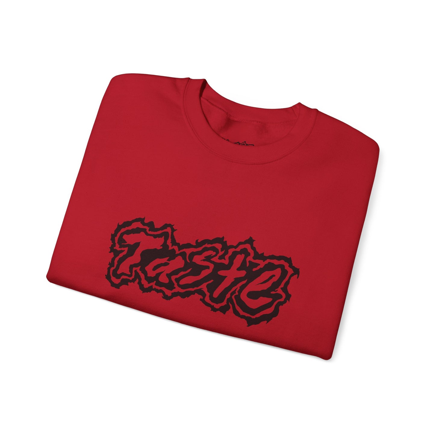 "TASTE" HALF BLACK LOGO UNISEX HEAVY BLEND CREWNECK SWEATSHIRT