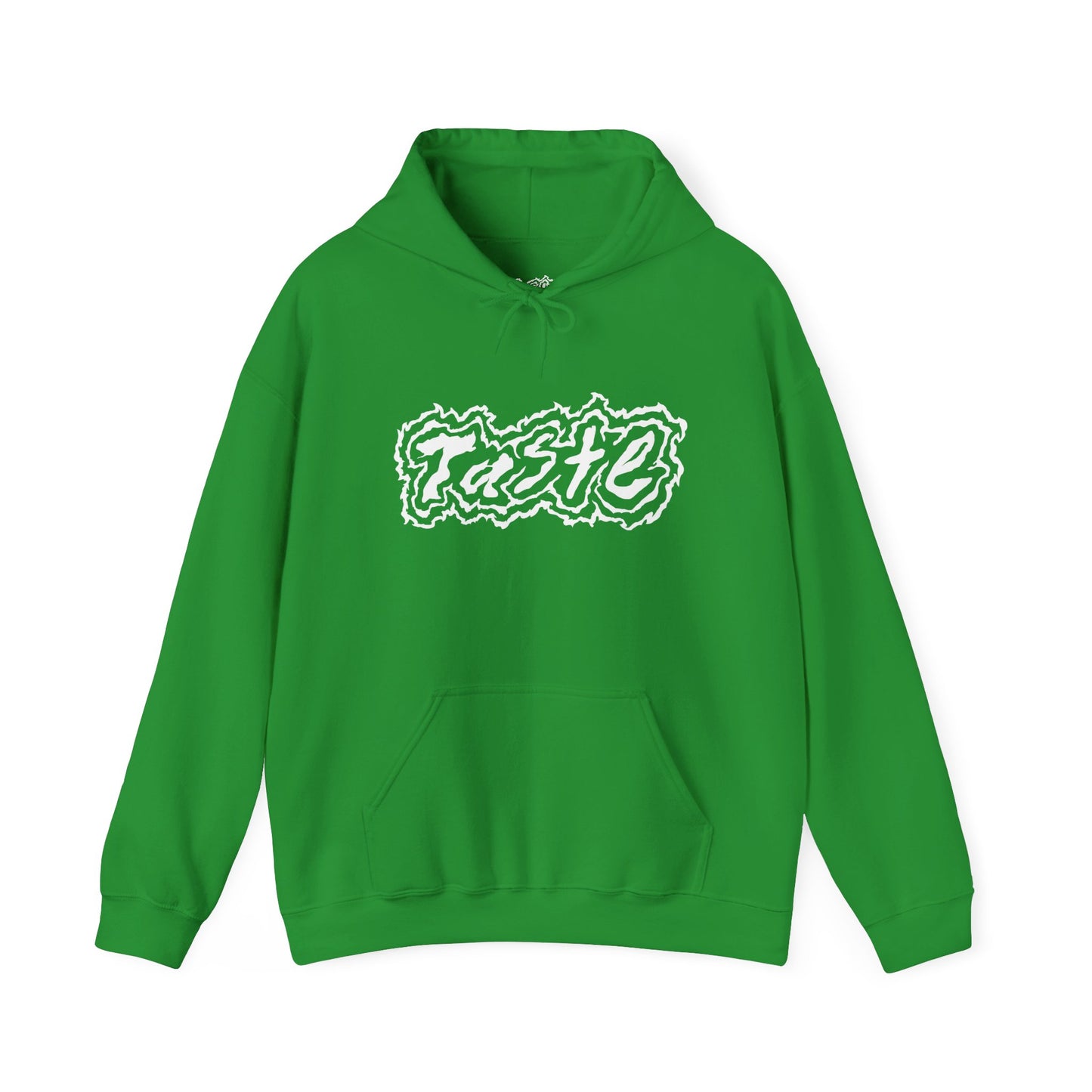 "TASTE" HALF WHITE LOGO UNISEX HEAVY BLEND HOODED SWEATSHIRT