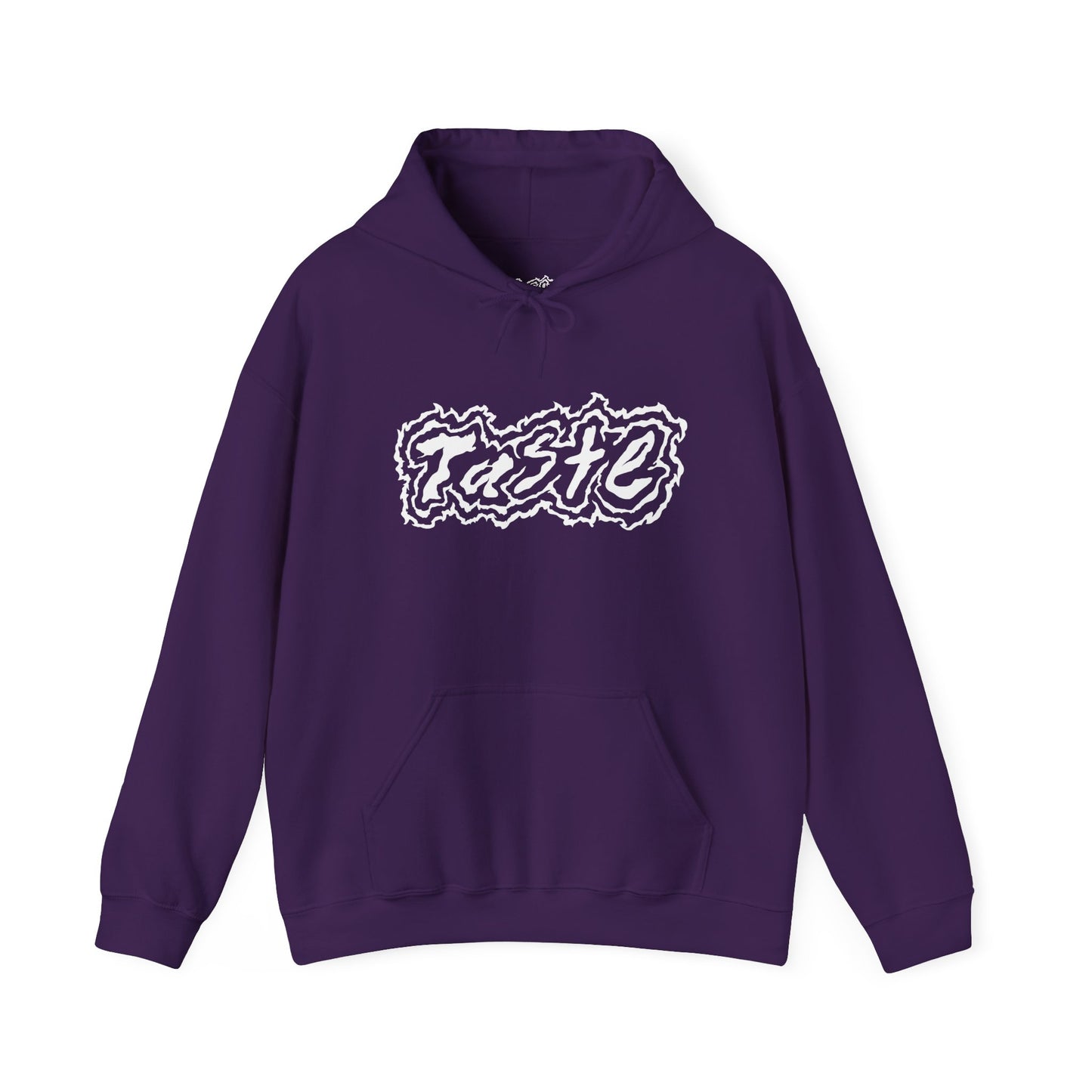 "TASTE" HALF WHITE LOGO UNISEX HEAVY BLEND HOODED SWEATSHIRT