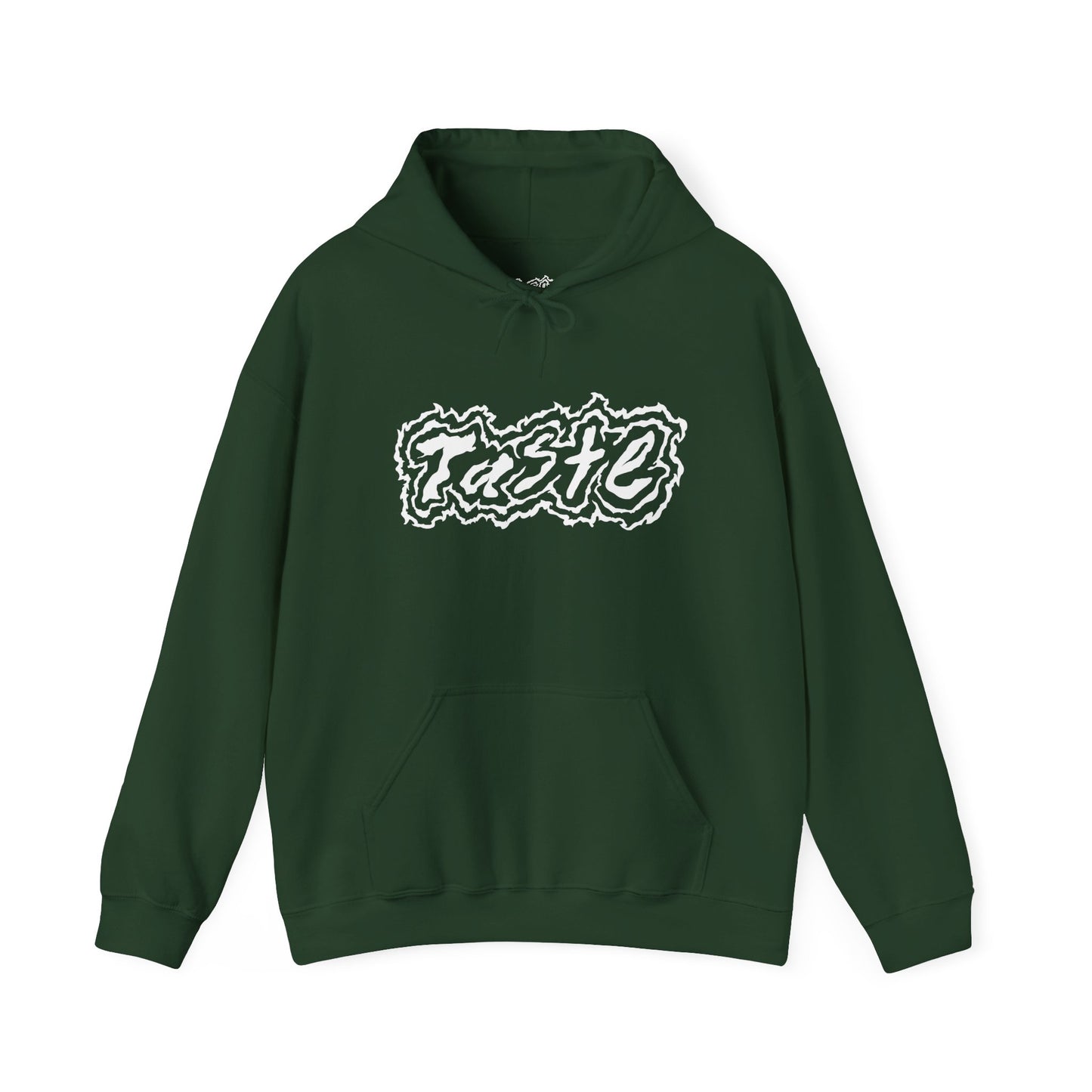 "TASTE" HALF WHITE LOGO UNISEX HEAVY BLEND HOODED SWEATSHIRT