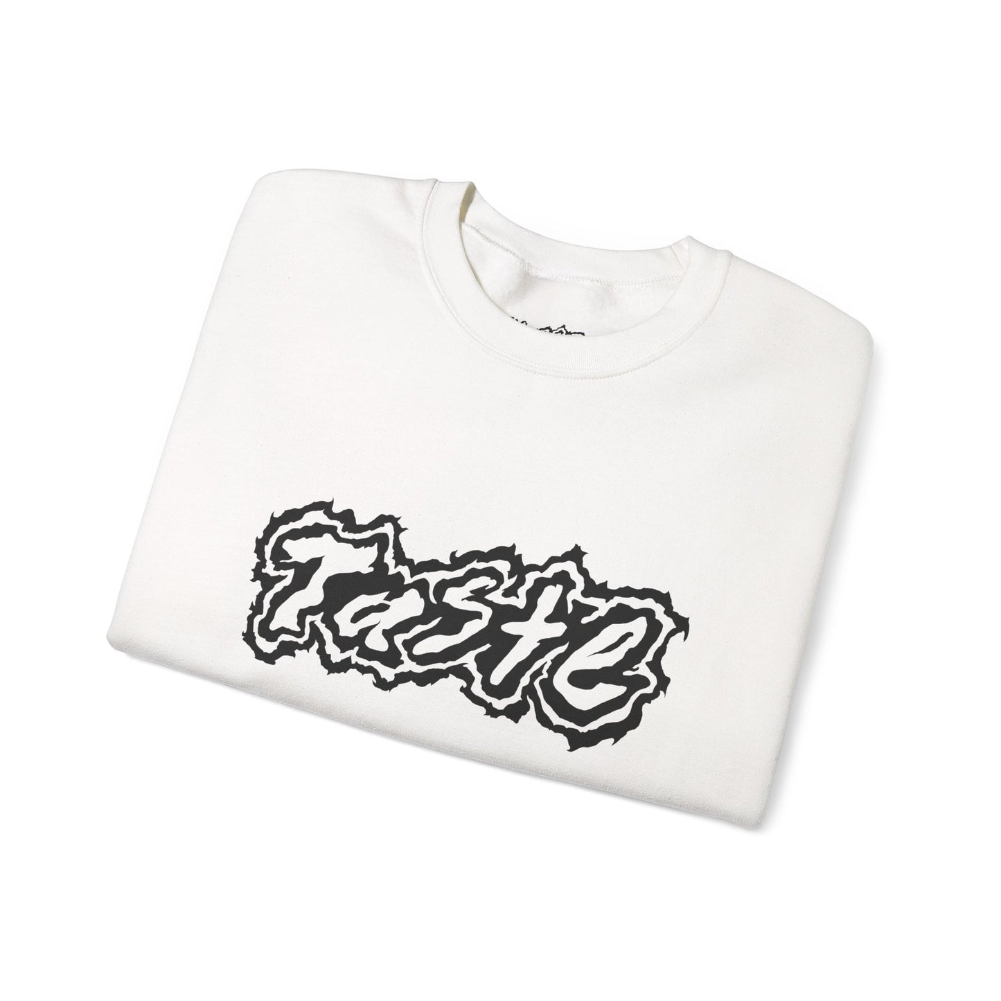 "TASTE" HALF BLACK LOGO UNISEX HEAVY BLEND CREWNECK SWEATSHIRT