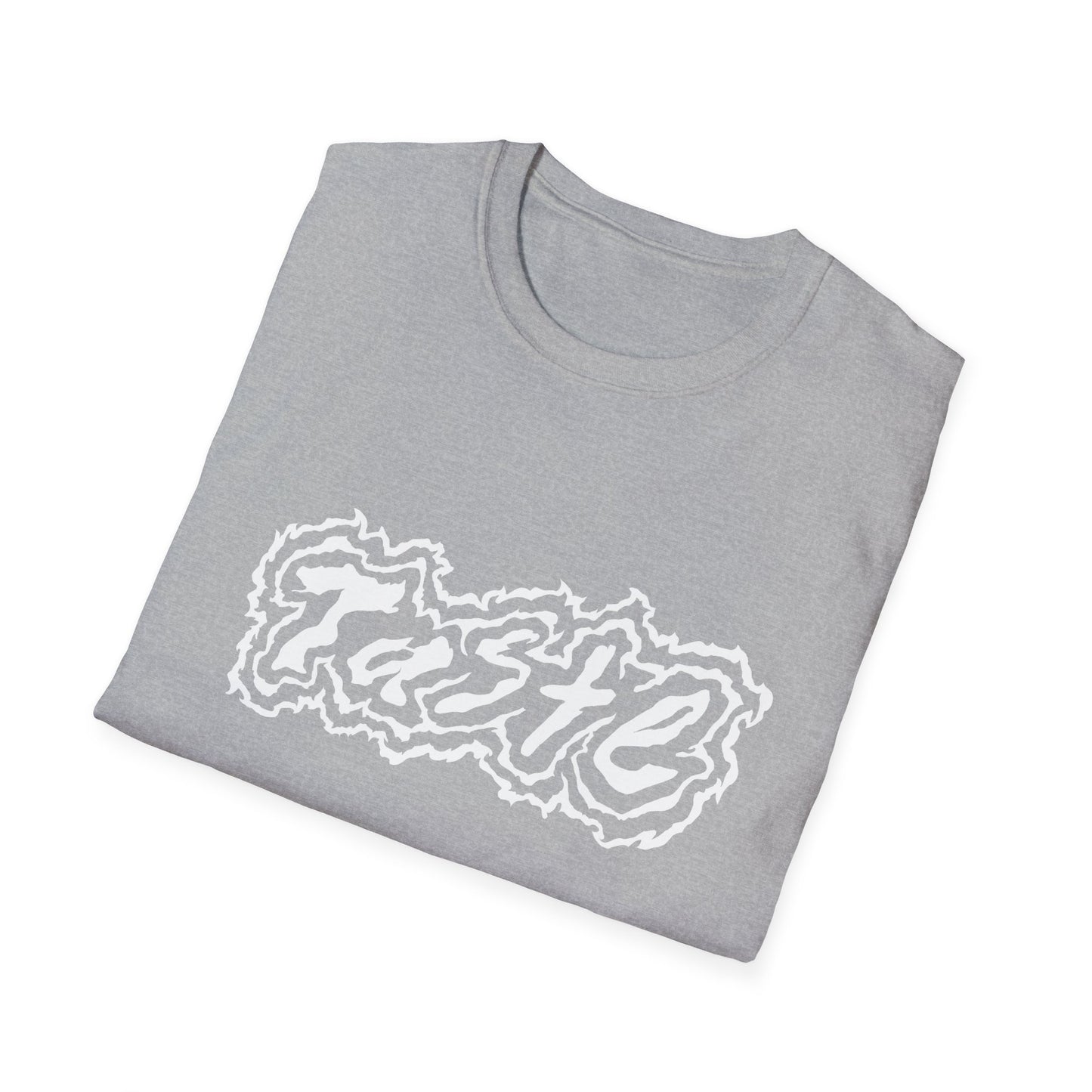 "TASTE" HALF WHITE LOGO UNISEX SOFTSTYLE T-SHIRT
