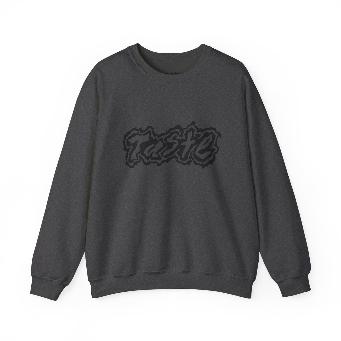"TASTE" HALF BLACK LOGO UNISEX HEAVY BLEND CREWNECK SWEATSHIRT