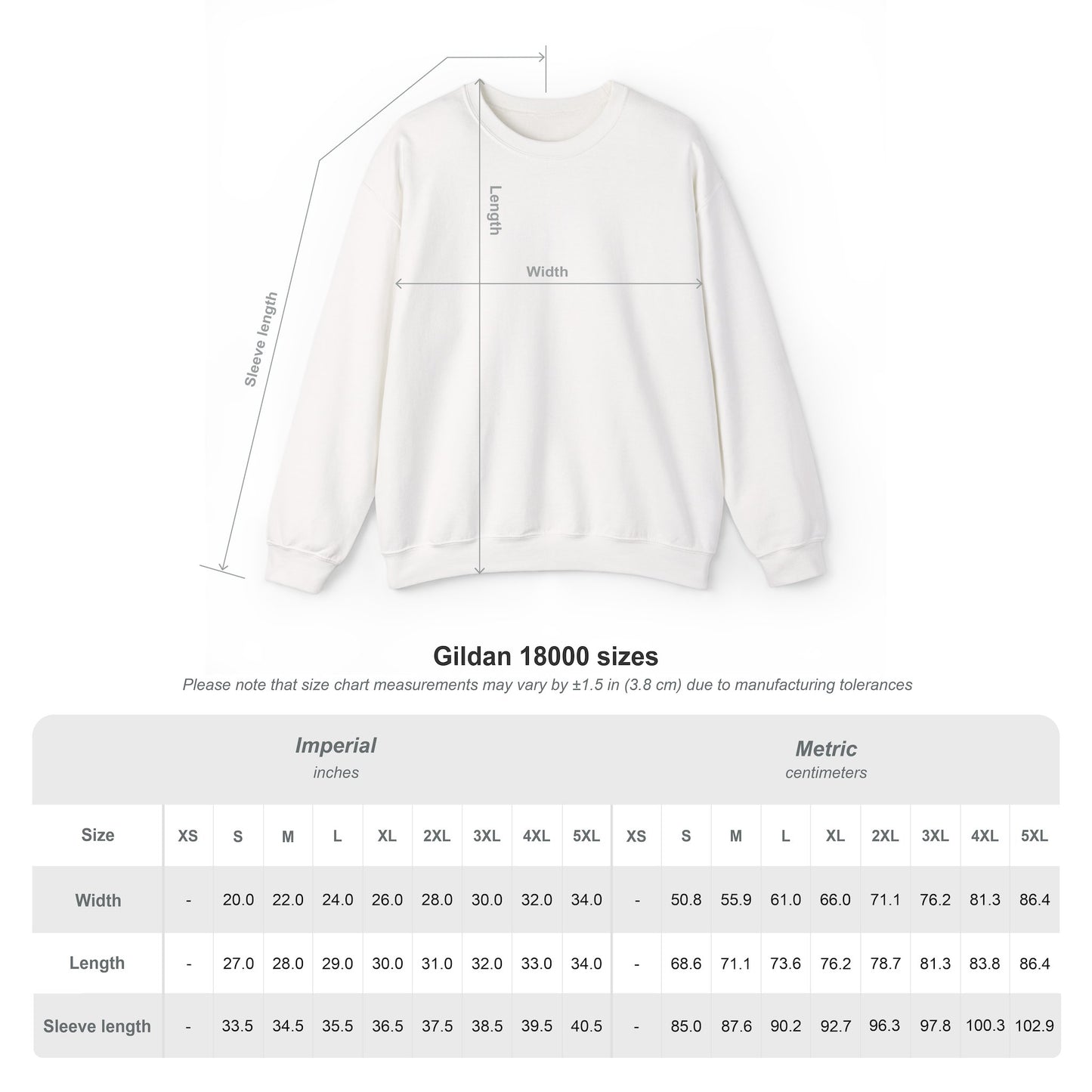 "TASTE" HALF WHITE LOGO UNISEX HEAVY BLEND CREWNECK SWEATSHIRT
