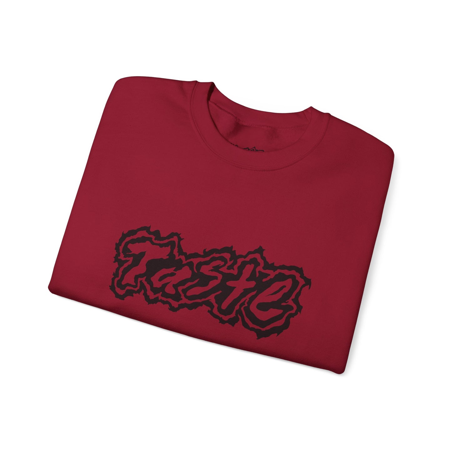 "TASTE" HALF BLACK LOGO UNISEX HEAVY BLEND CREWNECK SWEATSHIRT