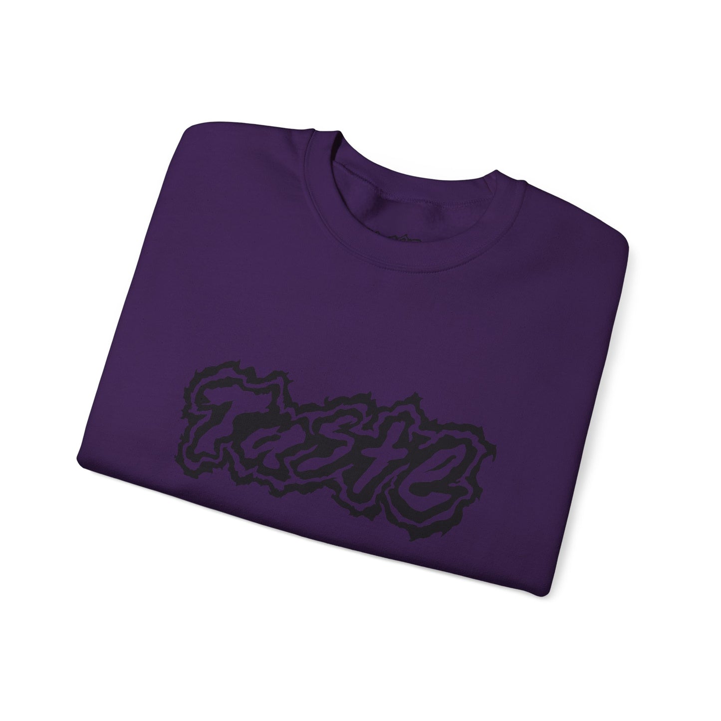 "TASTE" HALF BLACK LOGO UNISEX HEAVY BLEND CREWNECK SWEATSHIRT