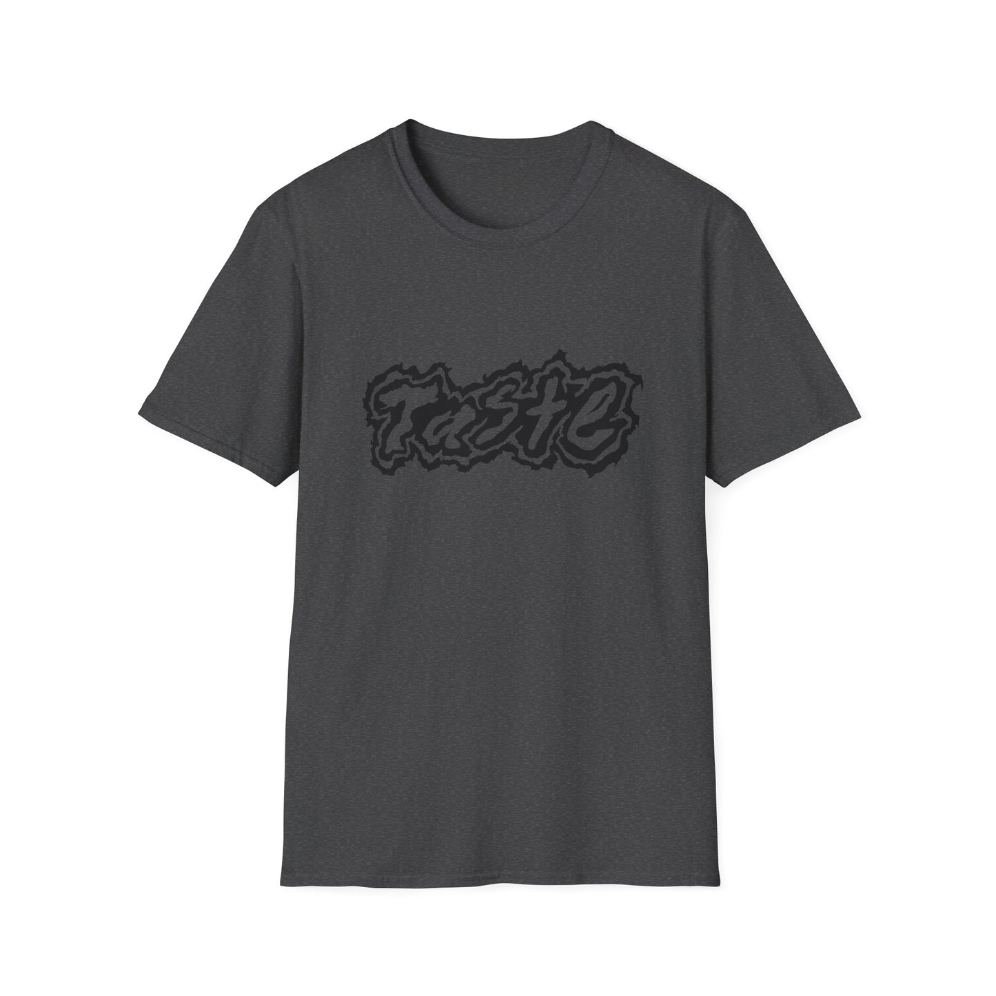 "TASTE" HALF BLACK LOGO UNISEX SOFTSTYLE T-SHIRT