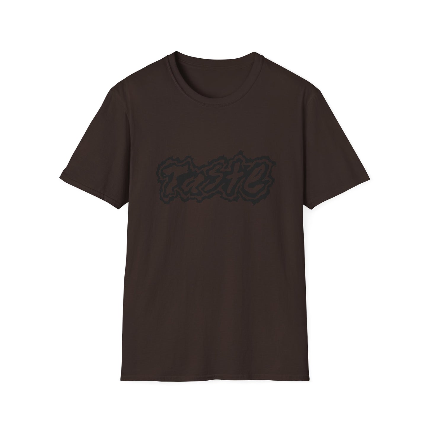 "TASTE" HALF BLACK LOGO UNISEX SOFTSTYLE T-SHIRT