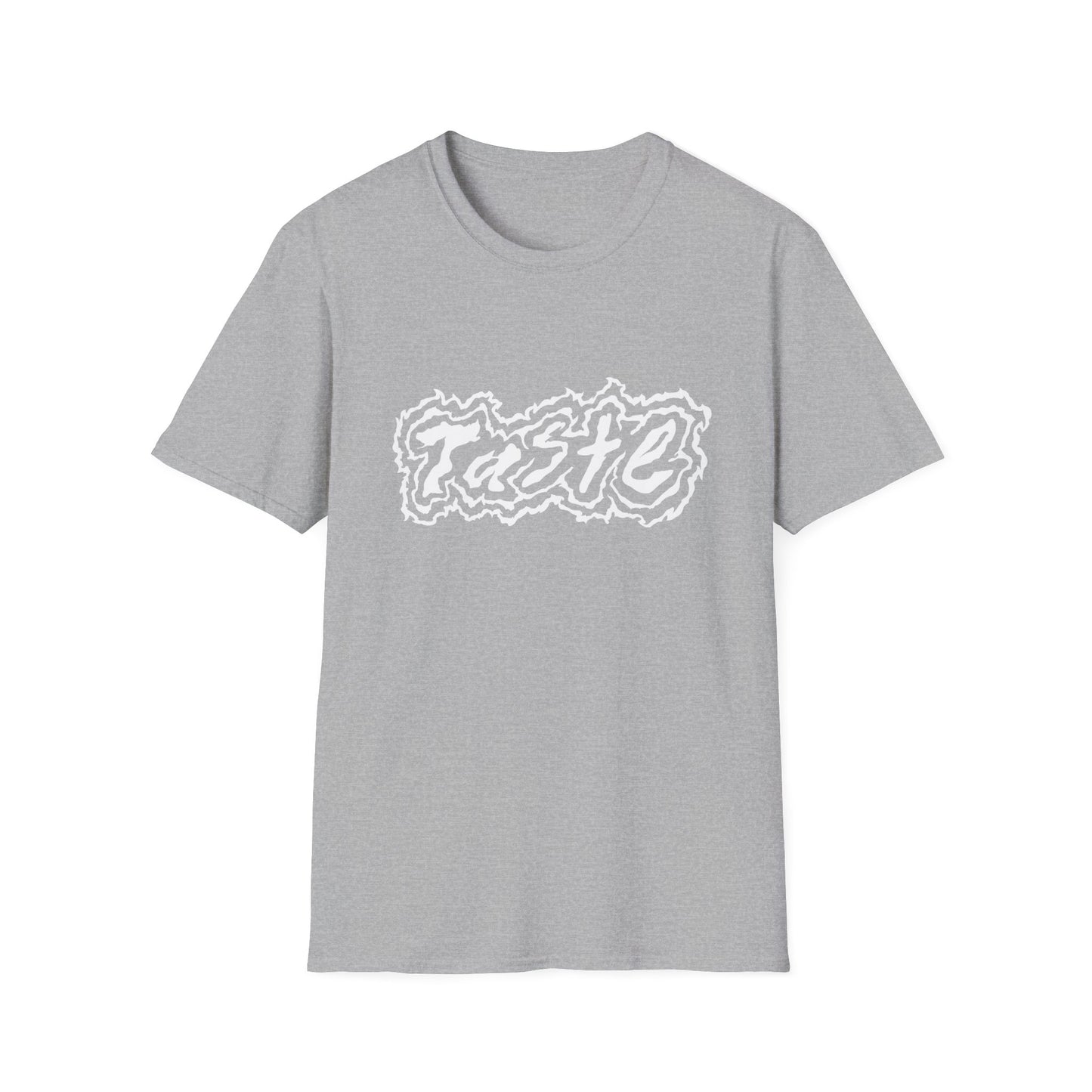 "TASTE" HALF WHITE LOGO UNISEX SOFTSTYLE T-SHIRT