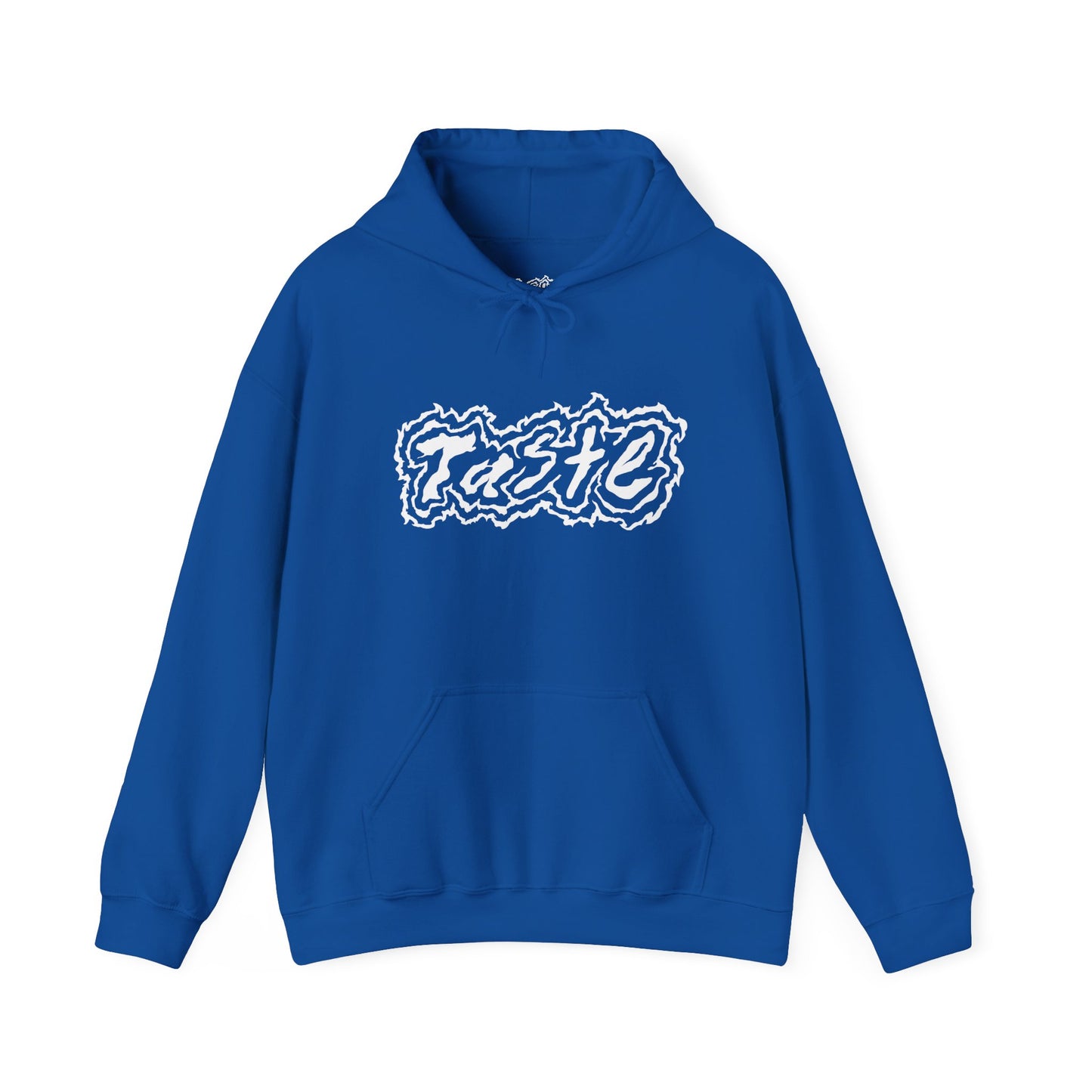 "TASTE" HALF WHITE LOGO UNISEX HEAVY BLEND HOODED SWEATSHIRT