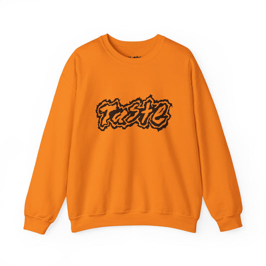 "TASTE" HALF BLACK LOGO UNISEX HEAVY BLEND CREWNECK SWEATSHIRT