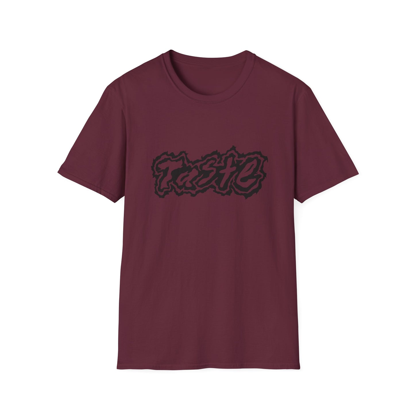 "TASTE" HALF BLACK LOGO UNISEX SOFTSTYLE T-SHIRT