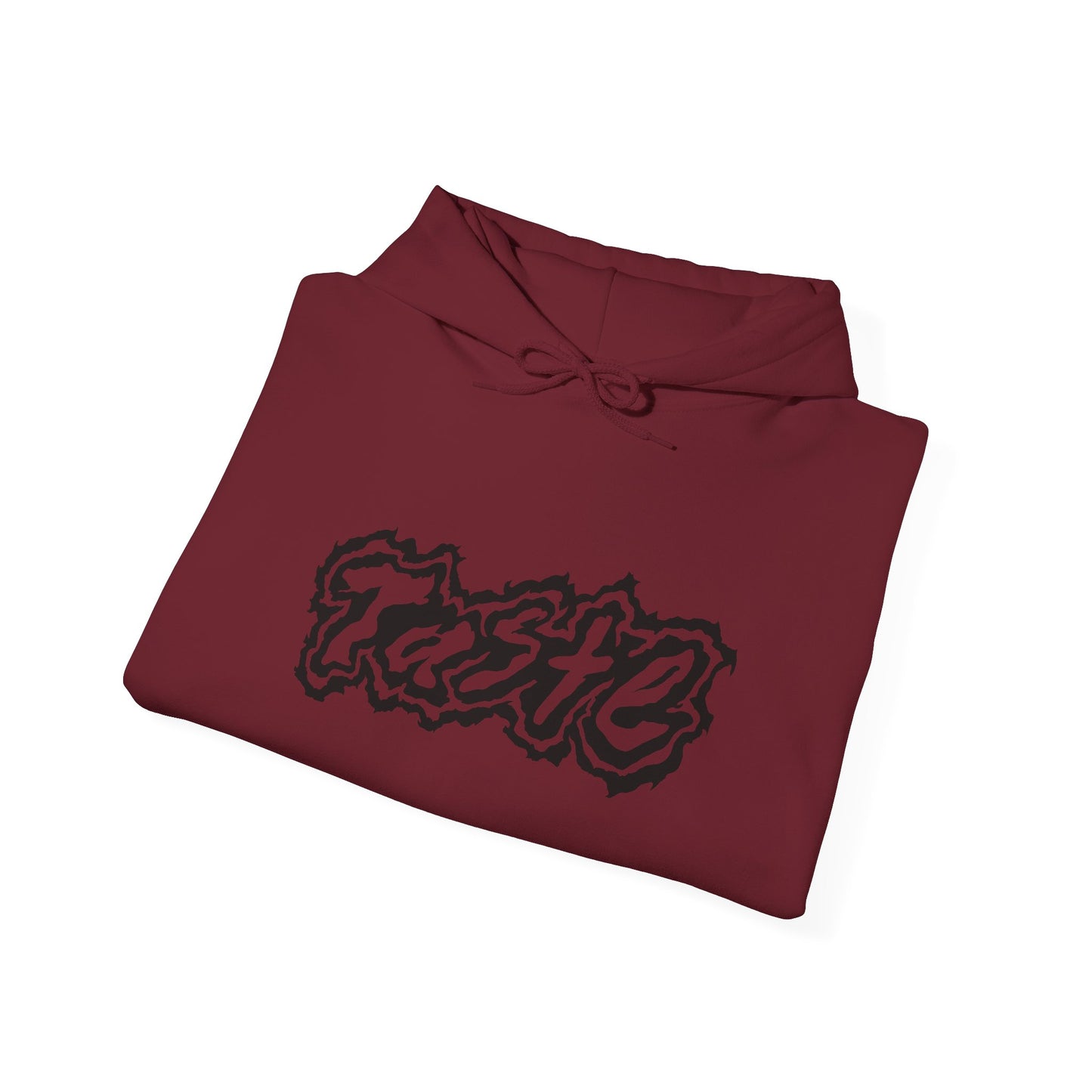 "TASTE" HALF BLACK LOGO UNISEX HEAVY BLEND HOODED SWEATSHIRT