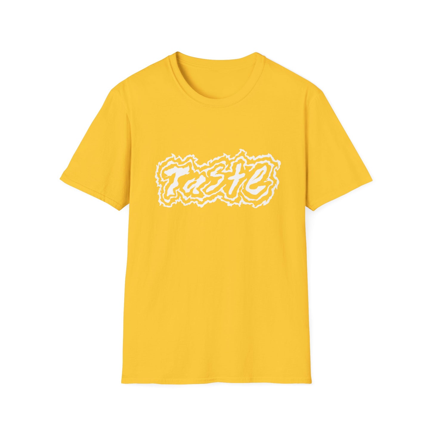 "TASTE" HALF WHITE LOGO UNISEX SOFTSTYLE T-SHIRT
