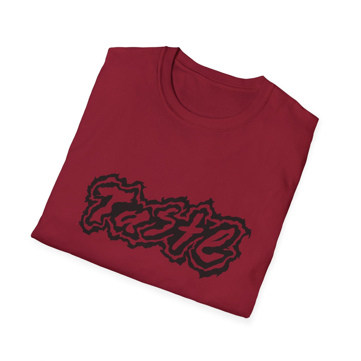 "TASTE" HALF BLACK LOGO UNISEX SOFTSTYLE T-SHIRT