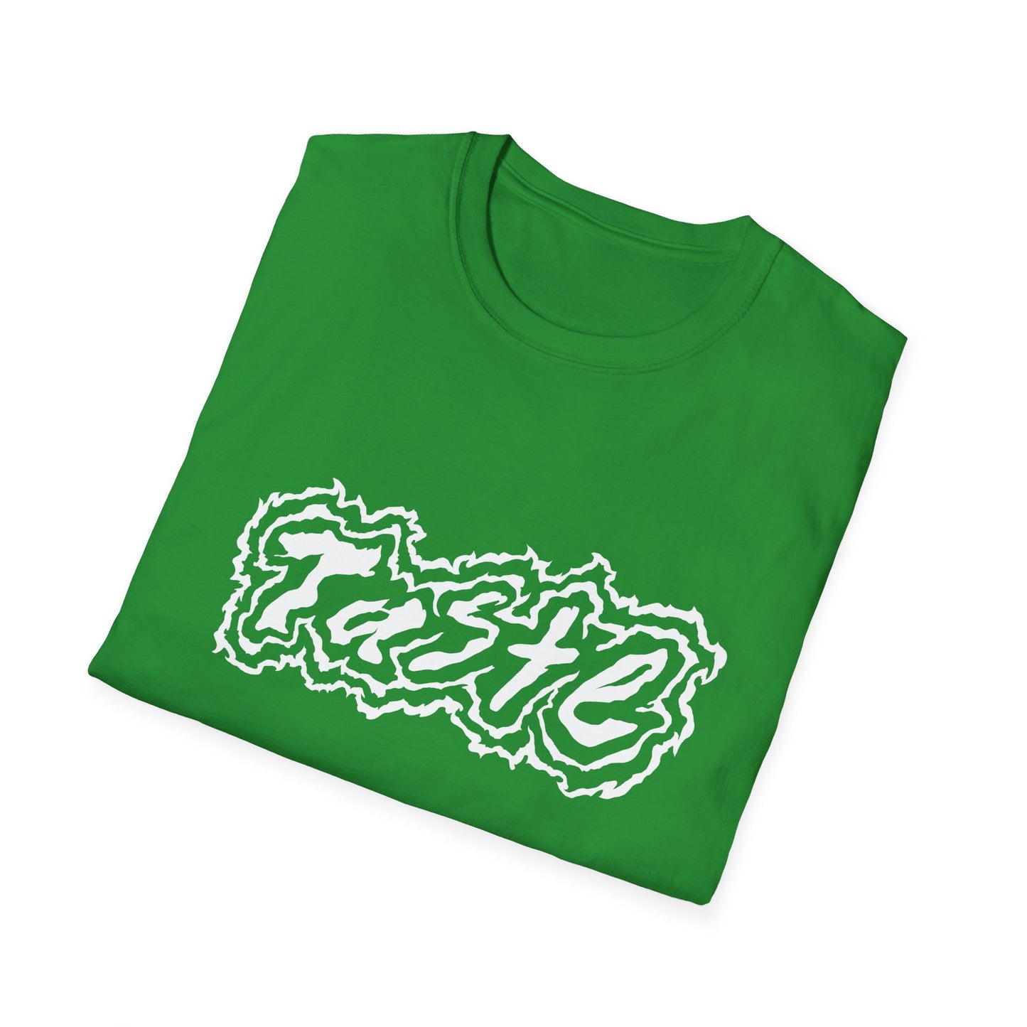 "TASTE" HALF WHITE LOGO UNISEX SOFTSTYLE T-SHIRT